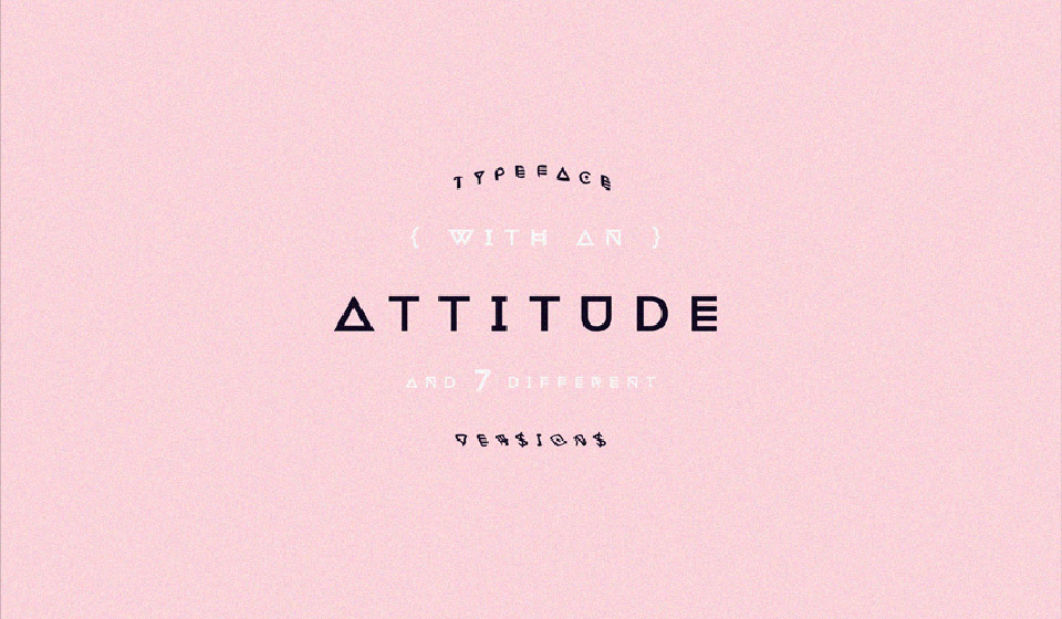 فونت Attitude