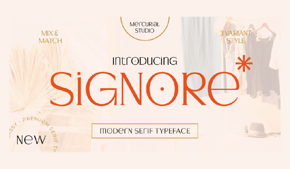 فونت Signore