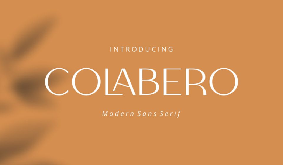 فونت کولابرو Colabero