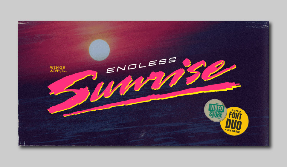 فونت Endless sunrise