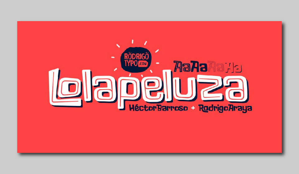 فونت Lolapeluza