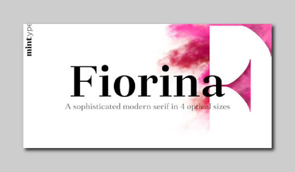 فونت سریف Fiorina