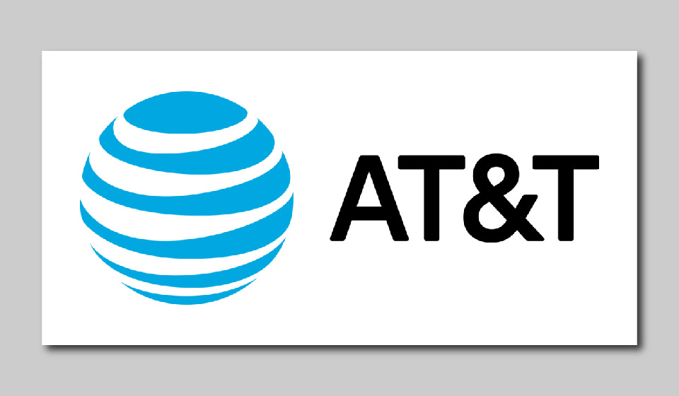 لوگوی دایره ای AT&T